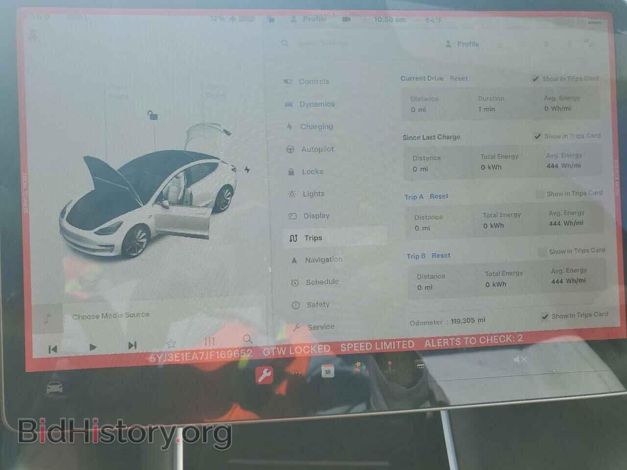 2018 TESLA MODEL 3 - VIN: 5YJ3E1EA7JF169652 - Фото 9
