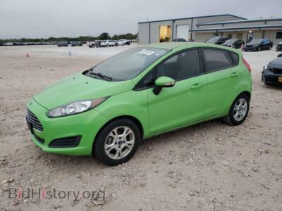 2015 Ford FIESTA SE, зеленый — VIN 3FADP4EJ9FM118078, Copart