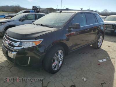 2014 Ford EDGE Edge Limit, коричневый — VIN 2FMDK3KC6EBA08982, Copart