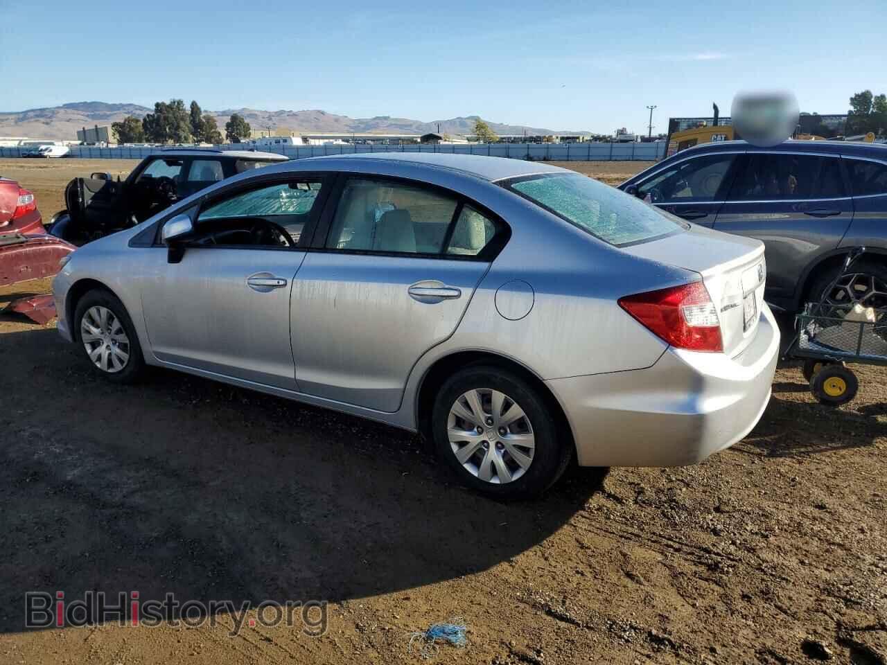 2012 HONDA CIVIC - VIN: 2HGFB2F52CH593008 - Фото 2