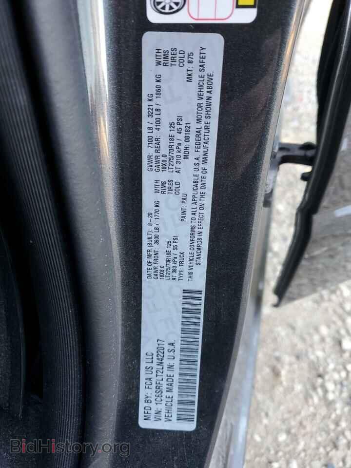 2020 RAM 1500 - VIN: 1C6SRFLT2LN422017 - Photo 12