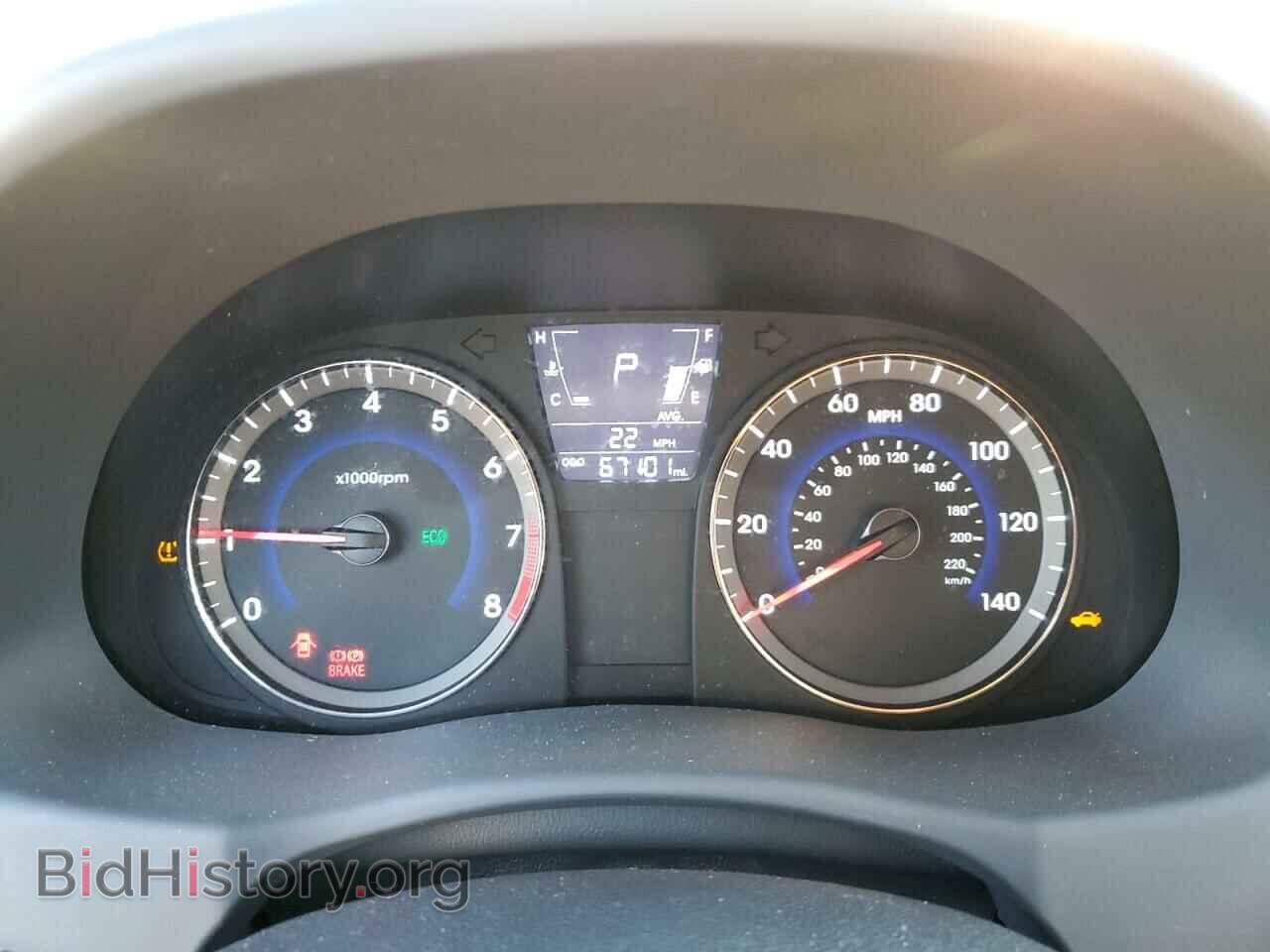 2014 HYUNDAI ACCENT - VIN: KMHCU4AE2EU769906 - Фото 9