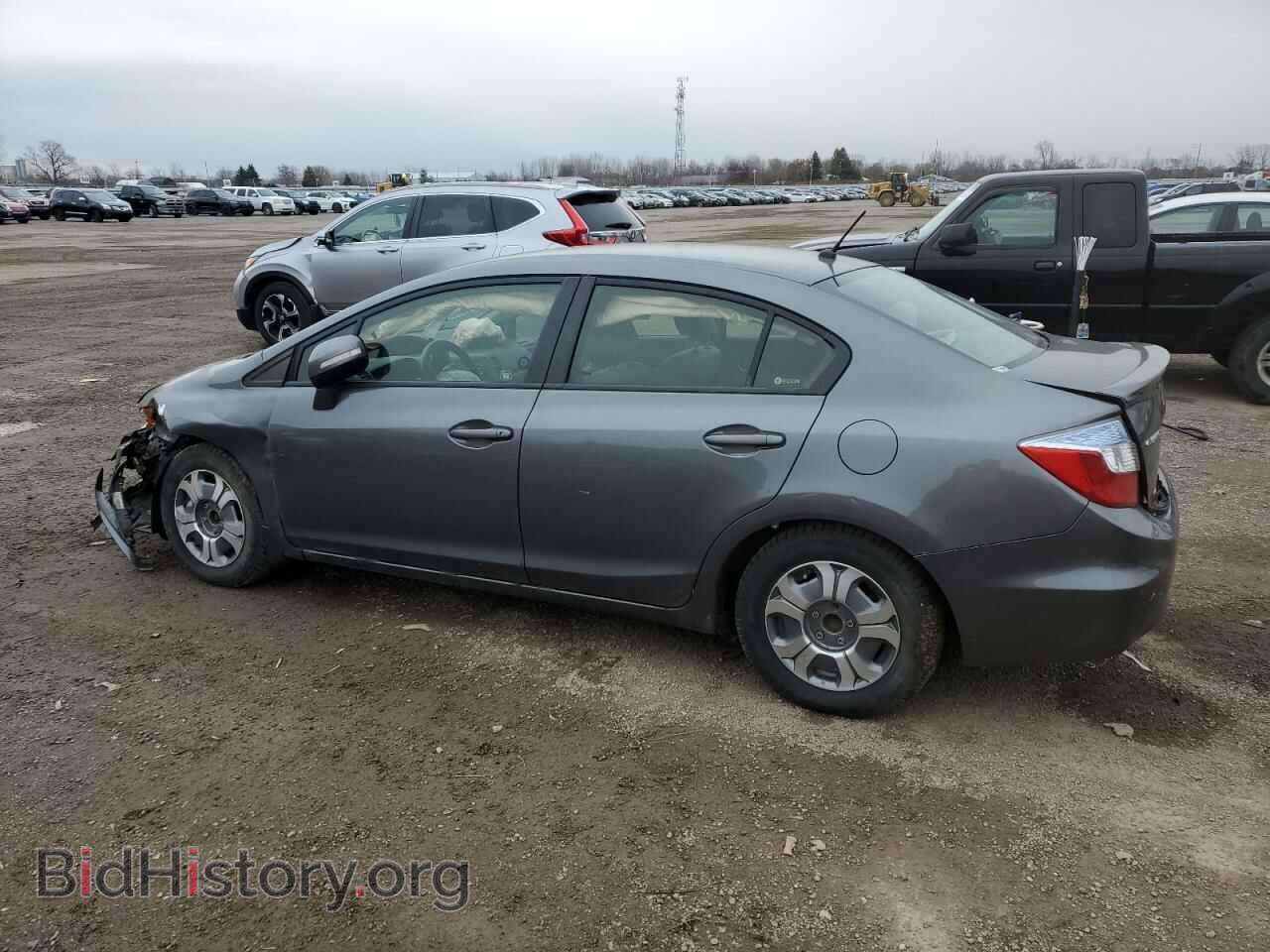 2012 HONDA CIVIC - VIN: JHMFB4F24CS800327 - Фото 2
