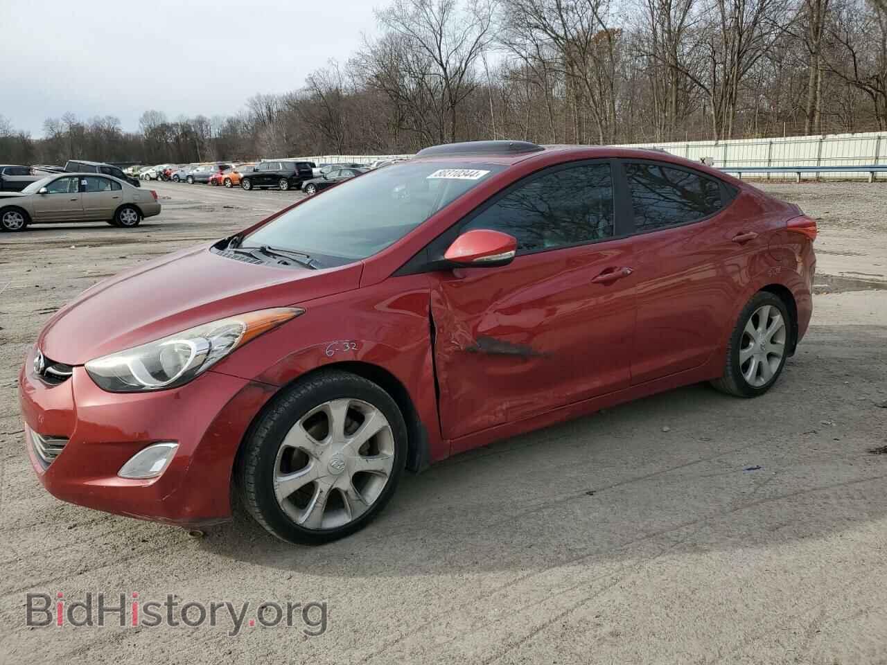 Photo KMHDH4AE2CU389213 - HYUNDAI ELANTRA 2012