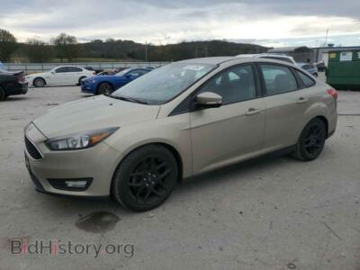 2016 Ford FOCUS SE, beige — VIN 1FADP3F26GL232320, Copart