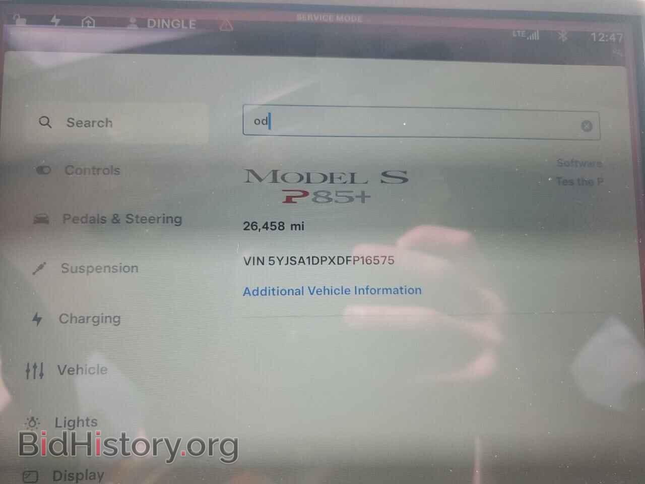 2013 TESLA MODEL S - VIN: 5YJSA1DPXDFP16575 - Photo 9
