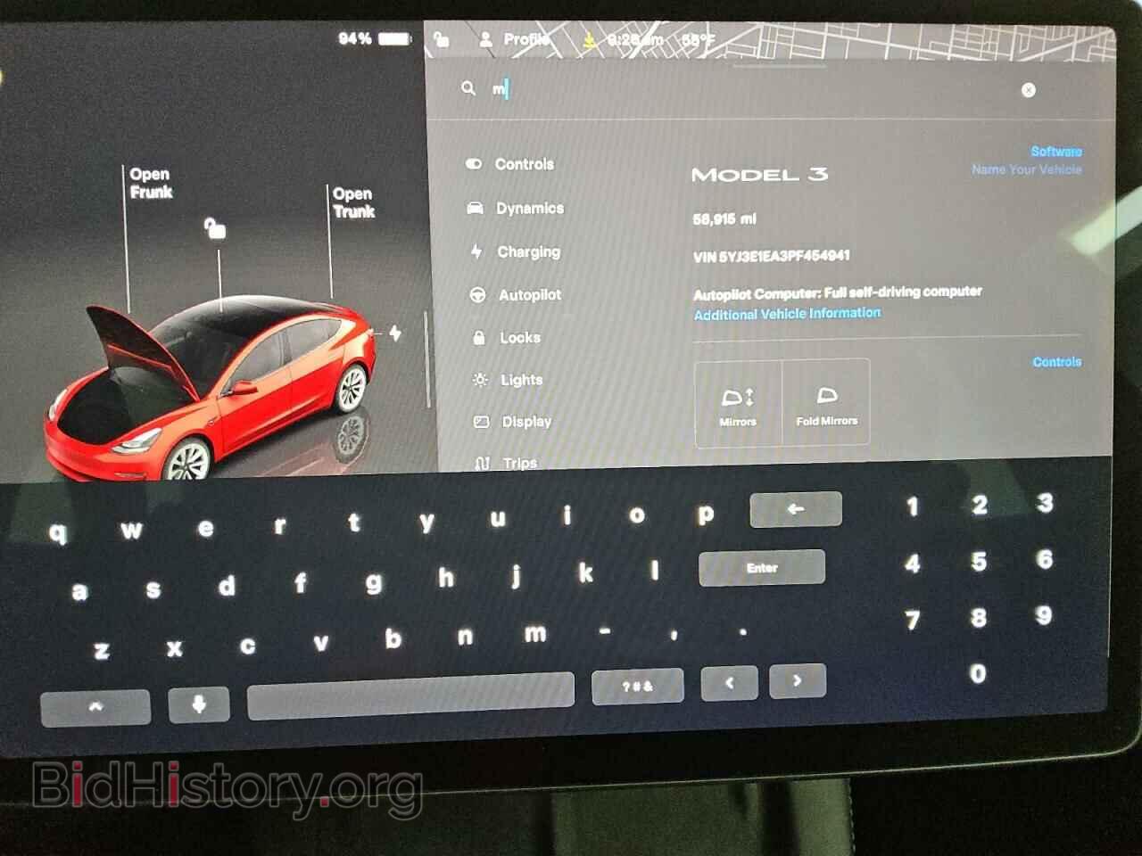 2023 TESLA MODEL 3 - VIN: 5YJ3E1EA3PF454941 - Фото 9