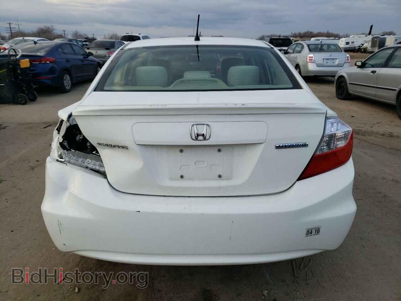 2012 HONDA CIVIC - VIN: JHMFB4F28CS008536 - Фото 6