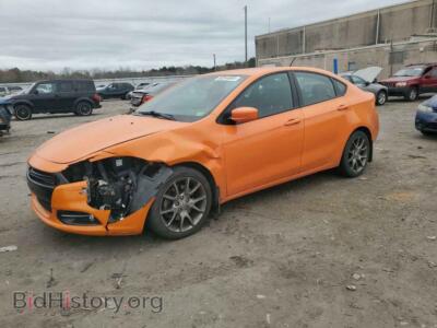 2014 Dodge DART SXT, orange — VIN 1C3CDFBB5ED777913, Copart