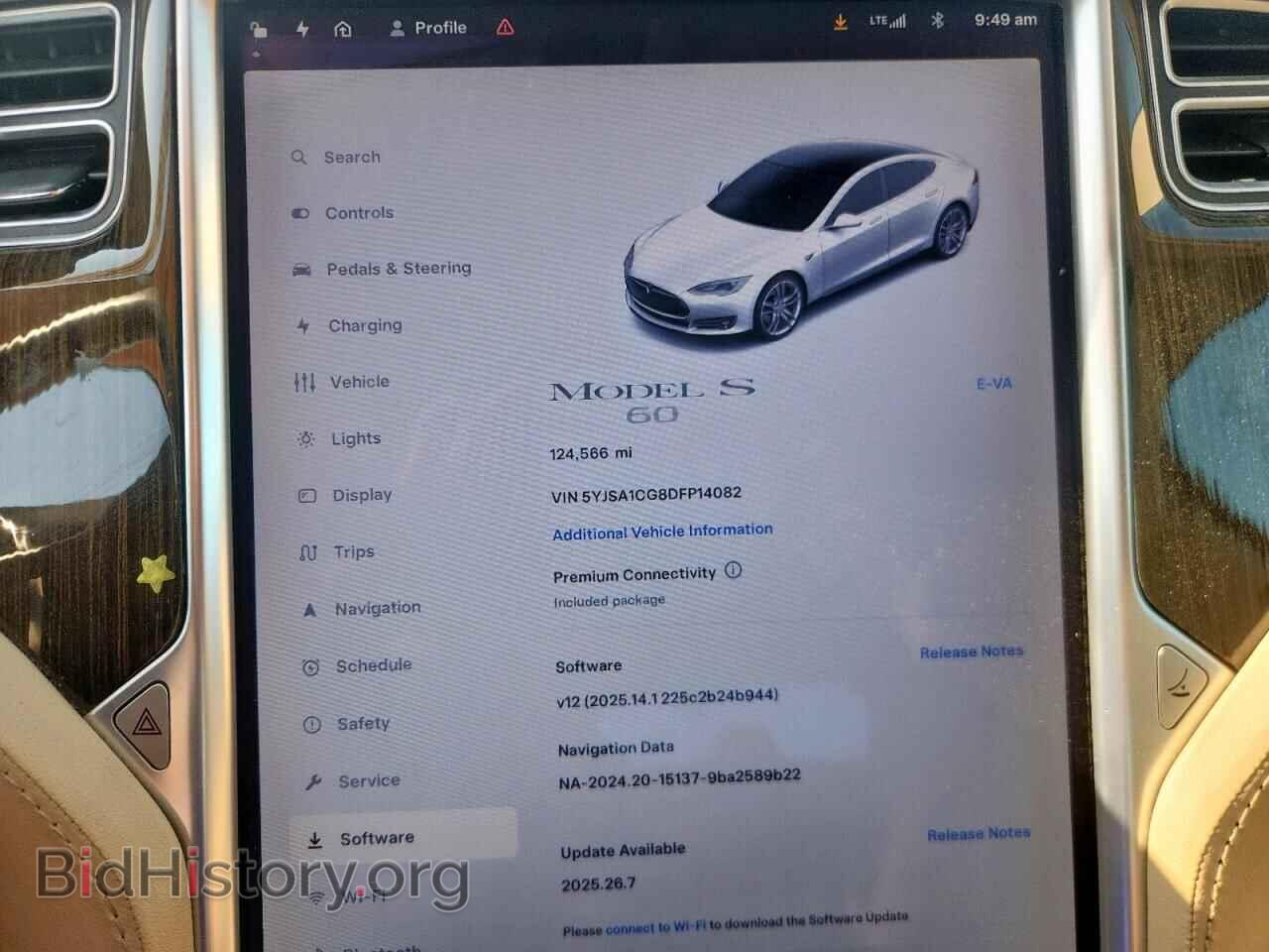 2013 TESLA MODEL S - VIN: 5YJSA1CG8DFP14082 - Photo 9