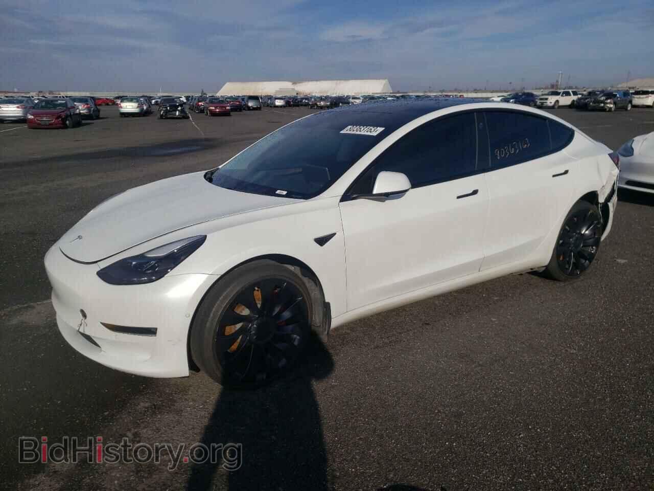 Photo 5YJ3E1EC6MF071217 - TESLA MODEL 3 2021