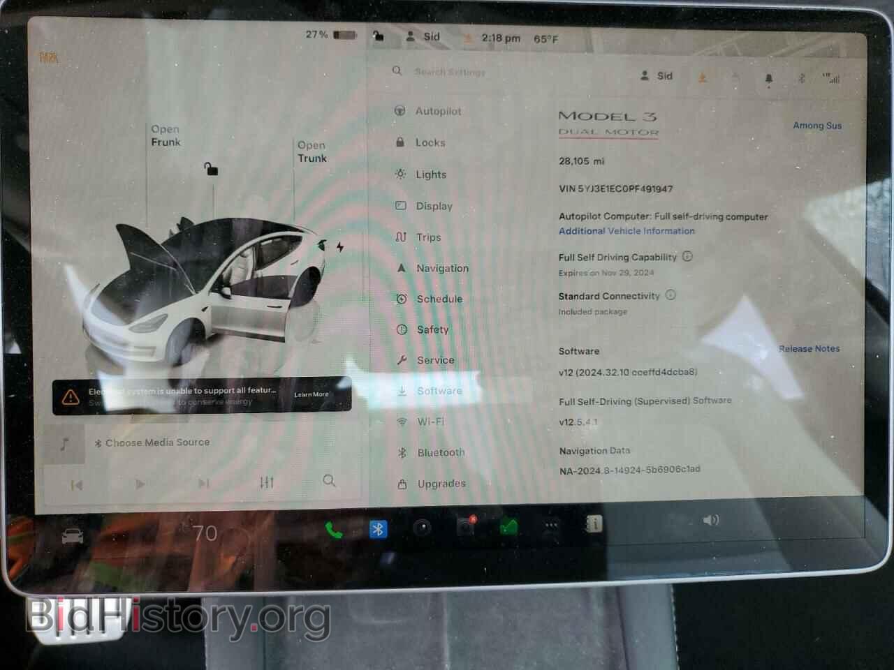 2023 TESLA MODEL 3 - VIN: 5YJ3E1EC0PF491947 - Фото 9