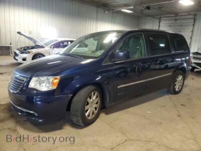 2016 Chrysler MINIVAN Town & COU, синий — VIN 2C4RC1BG5GR245326, Copart