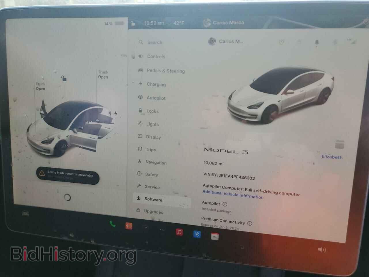 2023 TESLA MODEL 3 - VIN: 5YJ3E1EA4PF486202 - Фото 9