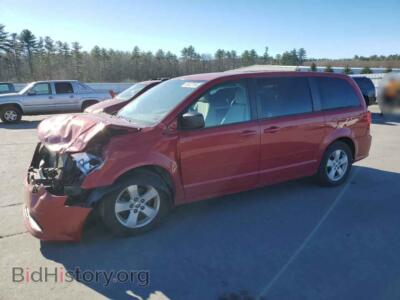 2013 Dodge CARAVAN SE, red — VIN 2C4RDGBG5DR570022, Copart
