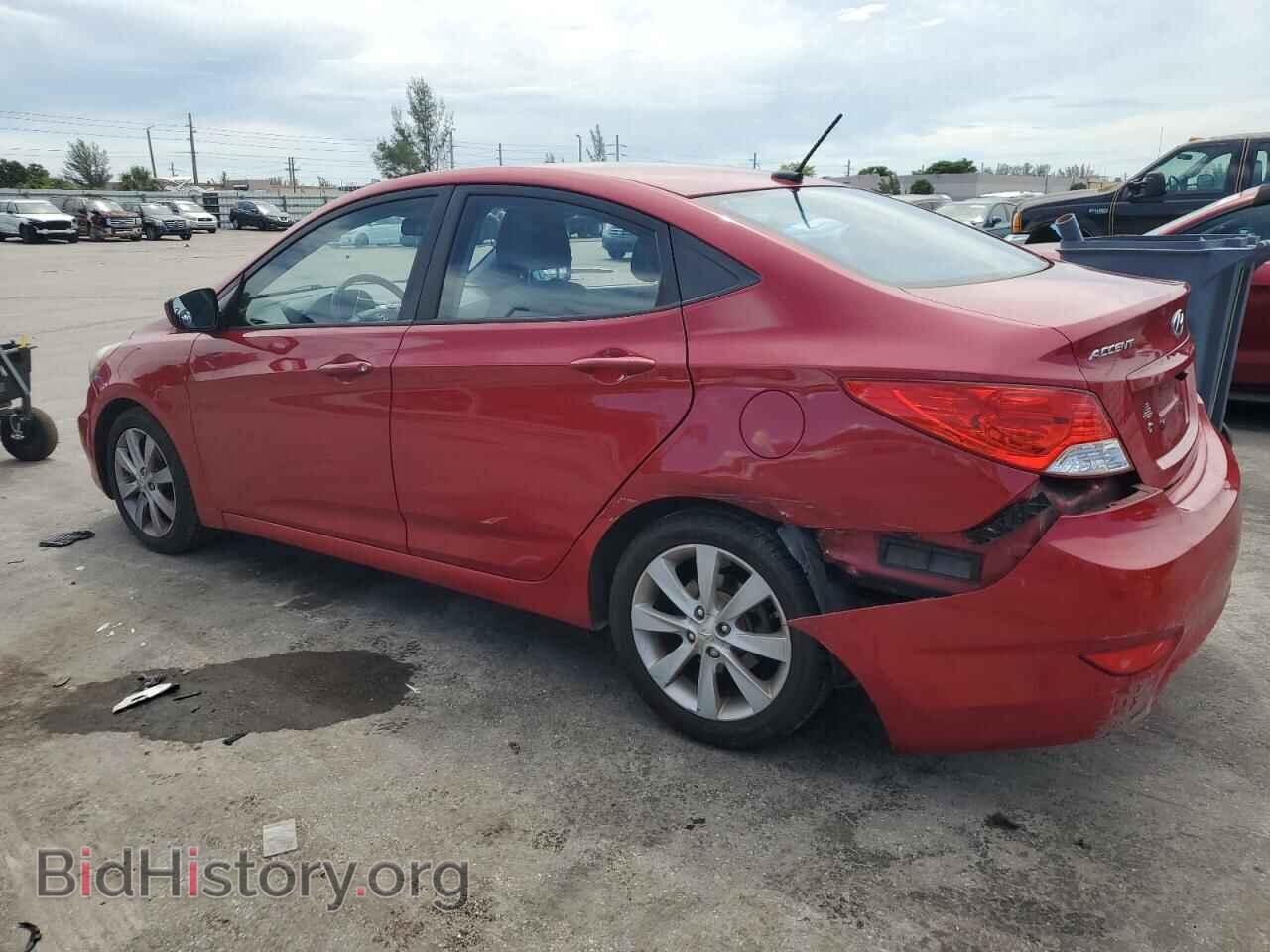2013 HYUNDAI ACCENT - VIN: KMHCU4AE8DU575783 - Фото 2
