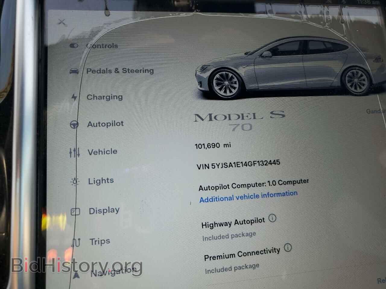 2016 TESLA MODEL S - VIN: 5YJSA1E14GF132445 - Photo 9