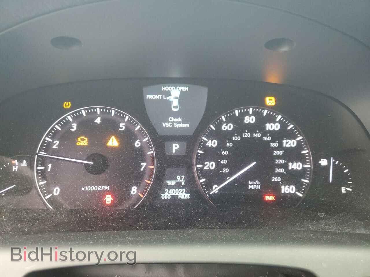 2008 LEXUS LS460 - VIN: JTHBL46F785075200 - Фото 9