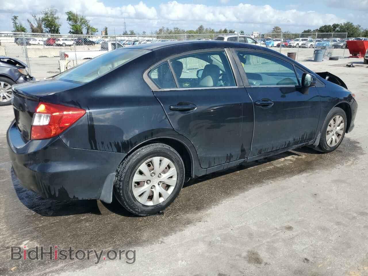 2012 HONDA CIVIC - VIN: 19XFB2F52CE070906 - Фото 3