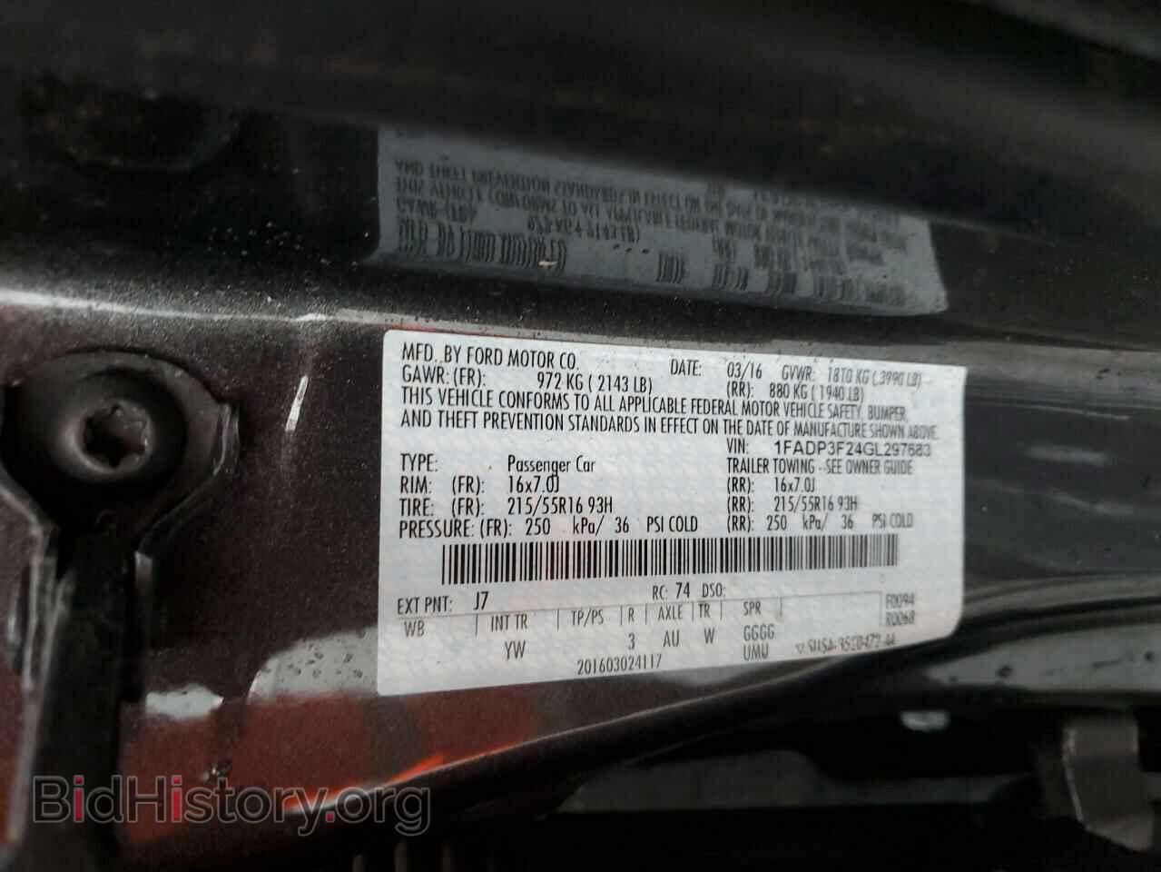 2016 FORD FOCUS - VIN: 1FADP3F24GL297683 - Photo 13