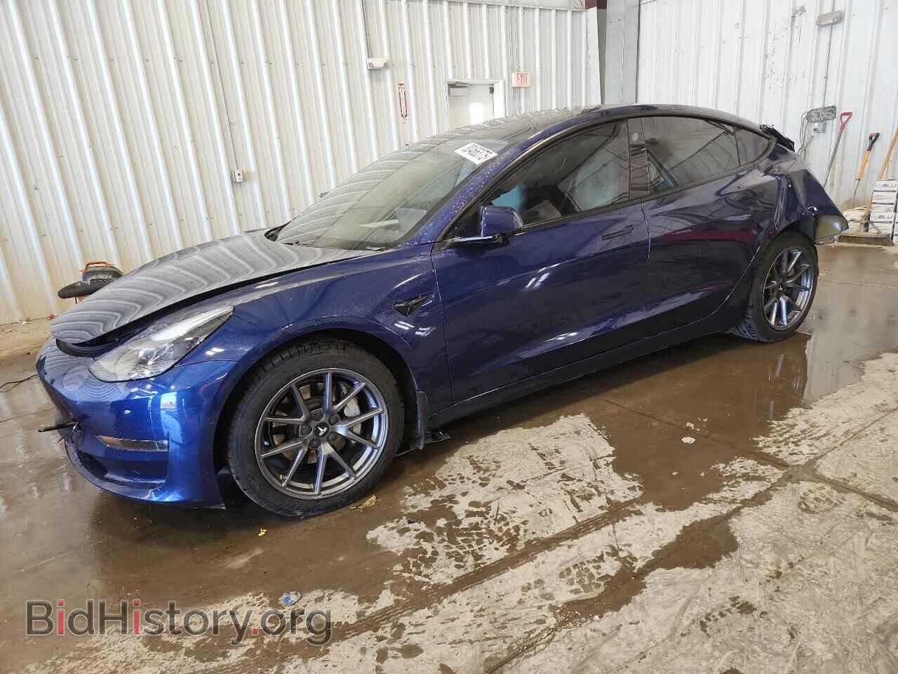 Photo 5YJ3E1EB0MF975748 - TESLA MODEL 3 2021