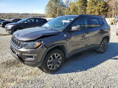 2020 Jeep COMPASS Trailhawk, серый — VIN 3C4NJDDB9LT215437, Copart