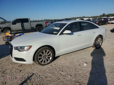 2015 Audi A6 Premium Plus, white — VIN WAUGFAFC4FN022659, Copart