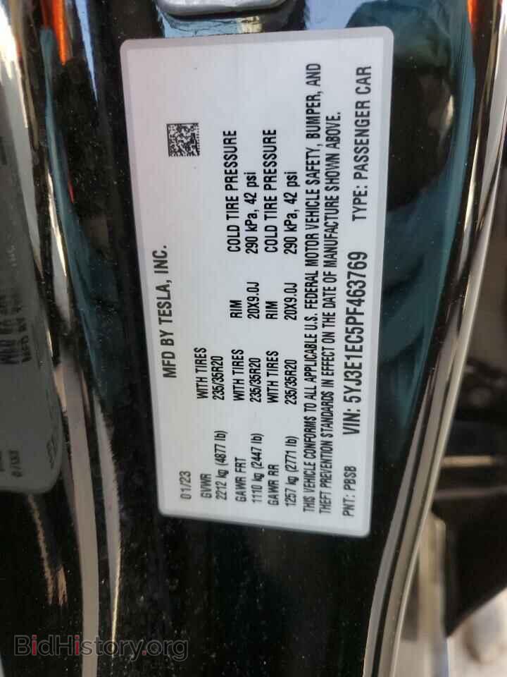2023 TESLA MODEL 3 - VIN: 5YJ3E1EC5PF463769 - Фото 12