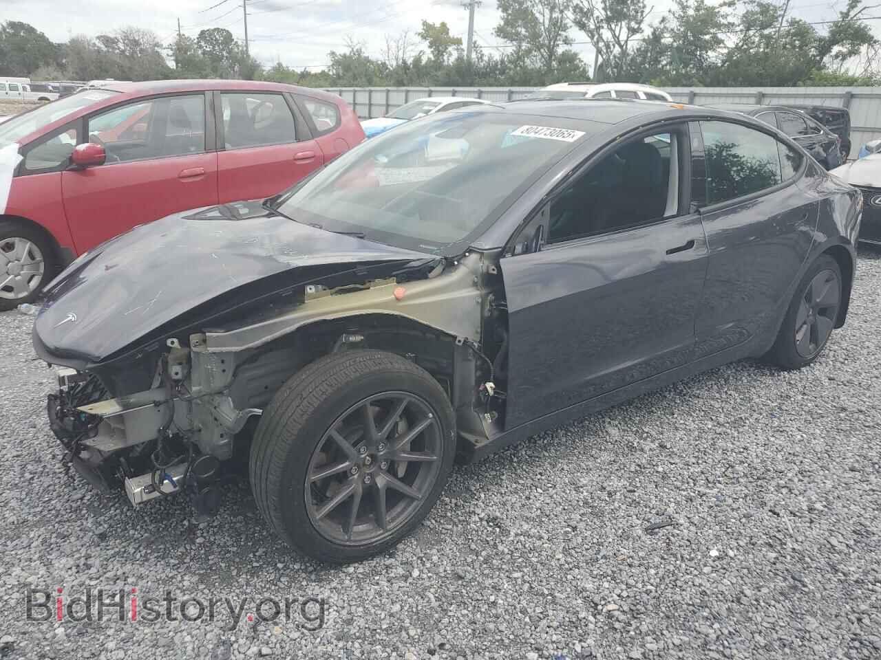 Photo 5YJ3E1EBXMF032668 - TESLA MODEL 3 2021