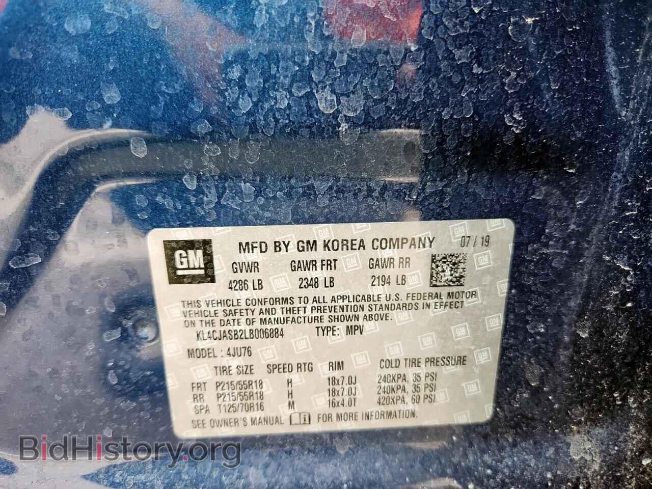 2020 BUICK ENCORE - VIN: KL4CJASB2LB006884 - Photo 12