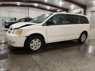 2010 Dodge CARAVAN Grand Cara, белый — VIN 2D4RN4DE0AR258809, Copart