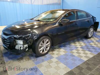 2020 Chevrolet MALIBU LT, черный — VIN 1G1ZD5STXLF060586, Copart