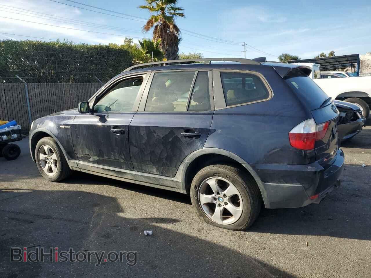 2007 BMW X3 - VIN: WBXPC93477WF08343 - Фото 2