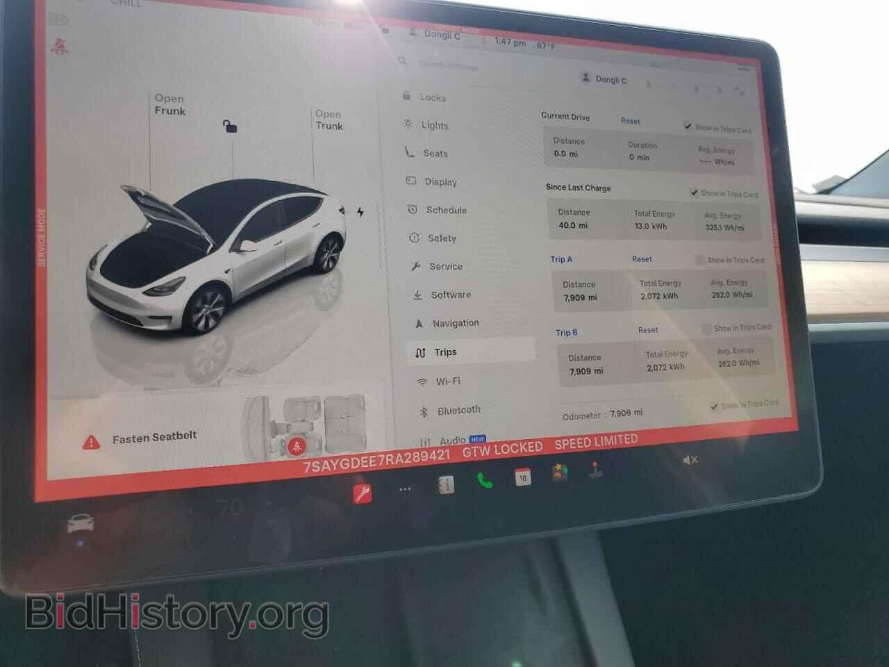 2024 TESLA MODEL Y - VIN: 7SAYGDEE7RA289421 - Фото 9