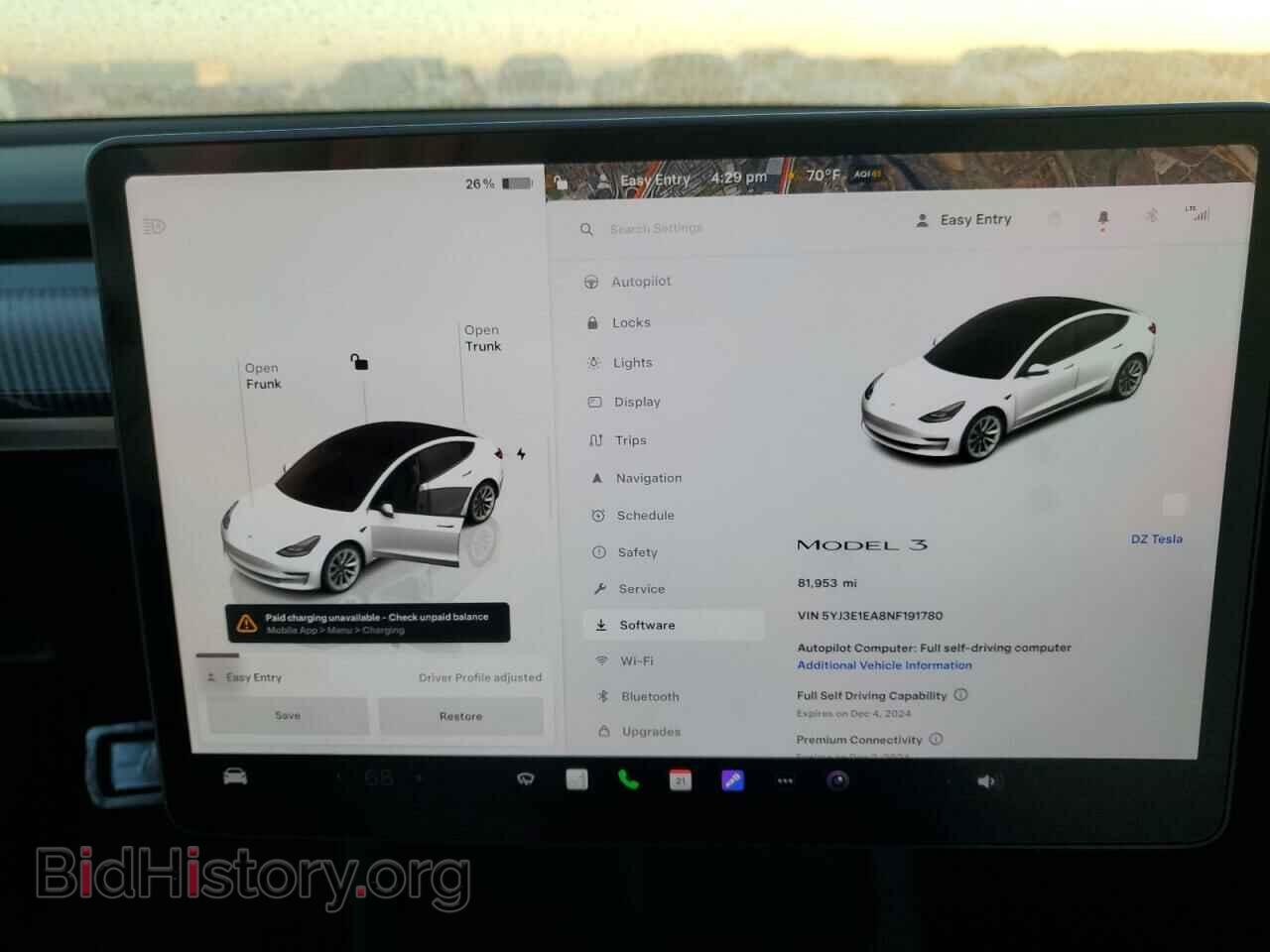 2022 TESLA MODEL 3 - VIN: 5YJ3E1EA8NF191780 - Фото 9