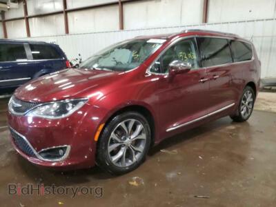 2017 Chrysler PACIFICA Limited, темно-бордовый — VIN 2C4RC1GG4HR508657, Copart