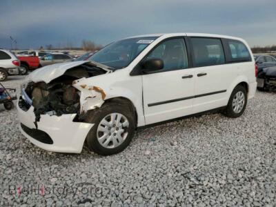 2014 Dodge CARAVAN Grand Cara, белый — VIN 2C4RDGBG1ER187020, Copart
