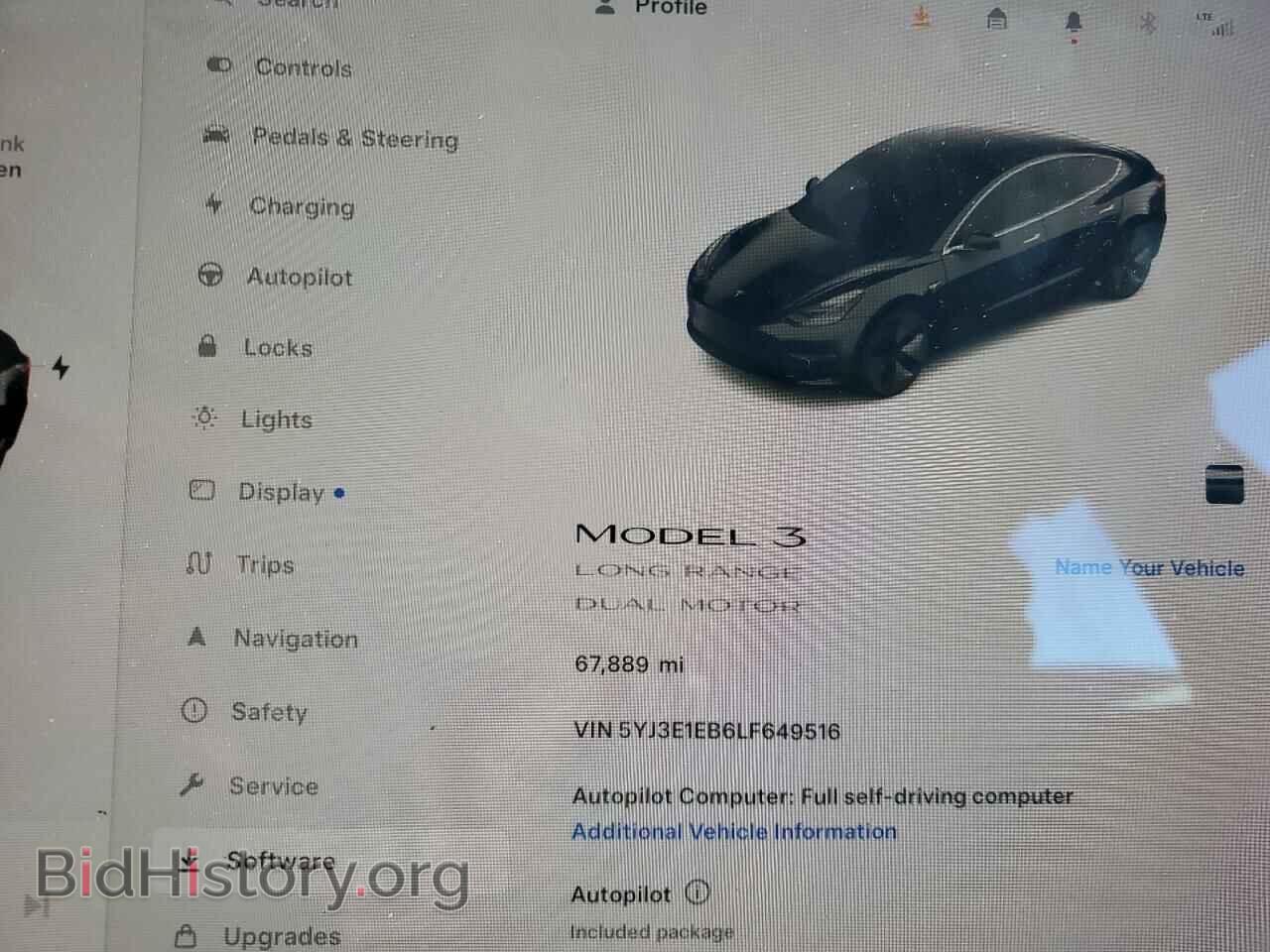 2020 TESLA MODEL 3 - VIN: 5YJ3E1EB6LF649516 - Фото 9