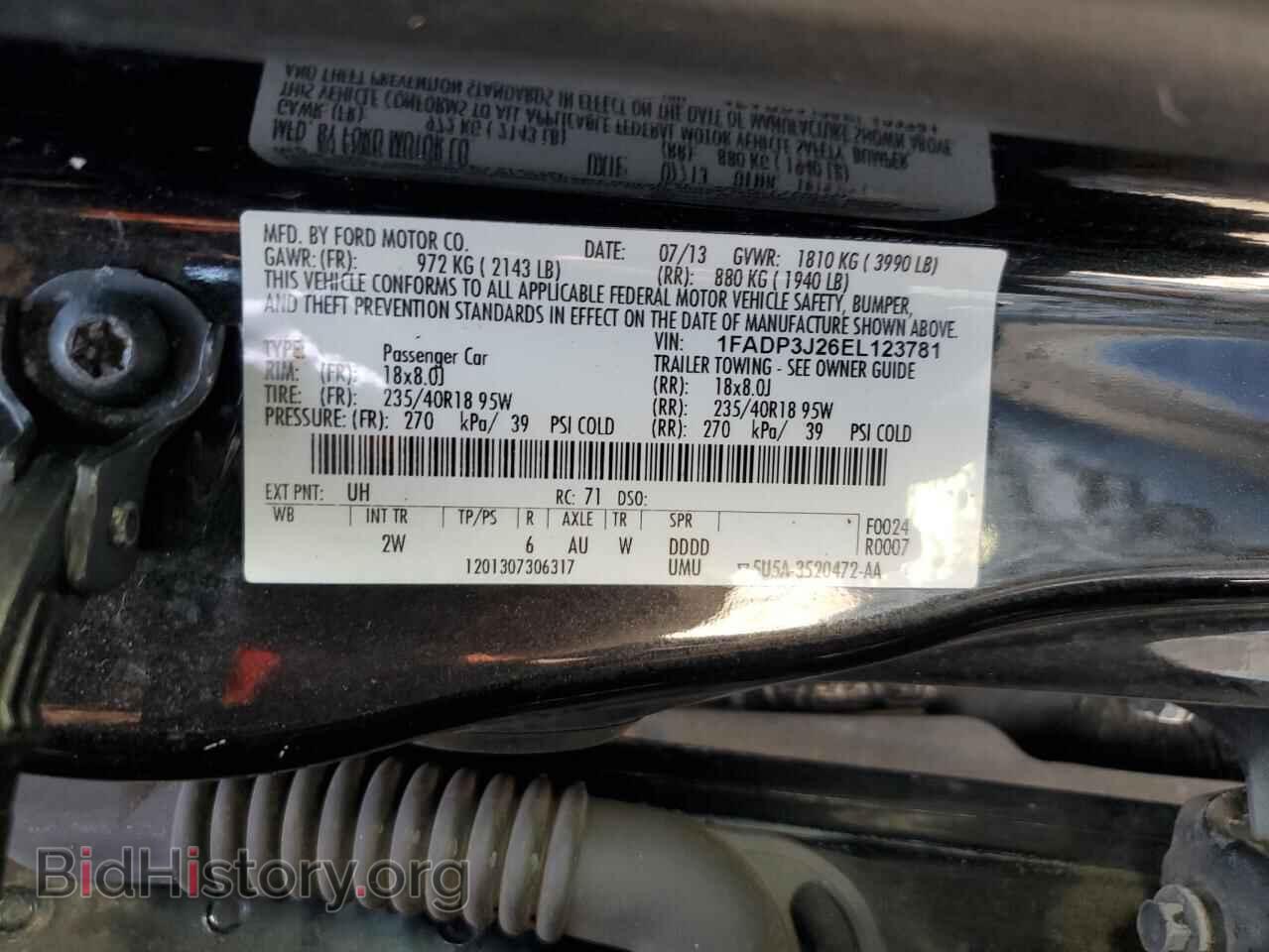 2014 FORD FOCUS - VIN: 1FADP3J26EL123781 - Photo 13