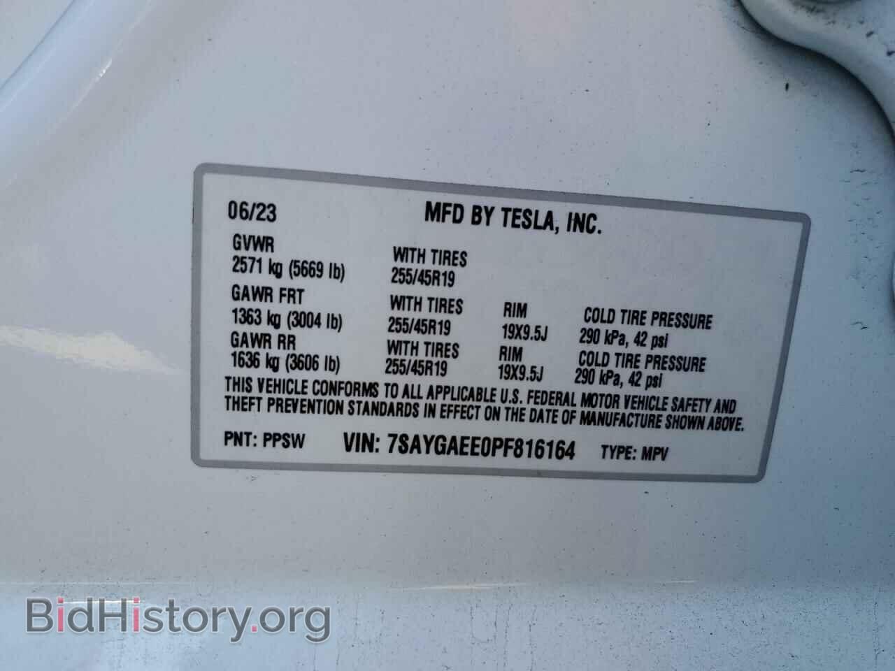 2023 TESLA MODEL Y - VIN: 7SAYGAEE0PF816164 - Фото 12