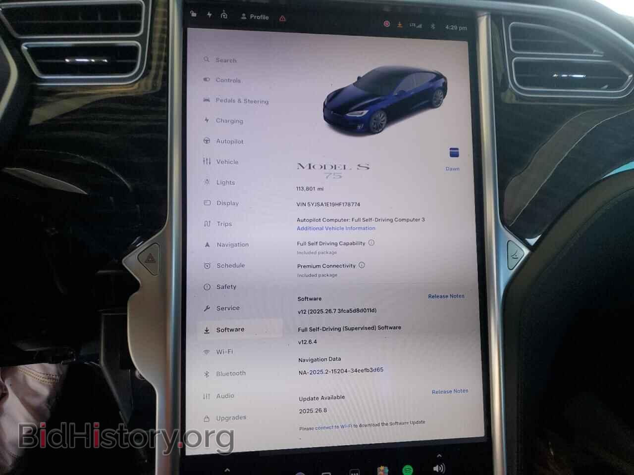 2017 TESLA MODEL S - VIN: 5YJSA1E19HF178774 - Photo 9