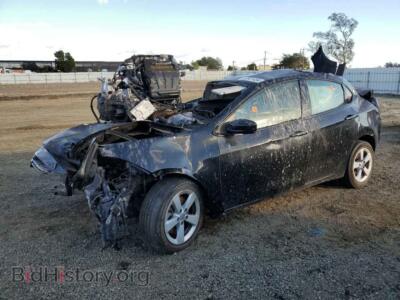 2015 Dodge DART SXT, черный — VIN 1C3CDFBB1FD390535, Copart