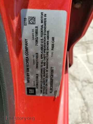 2015 CHEVROLET SPARK - VIN: KL8CB6S92FC810977 - Фото 12