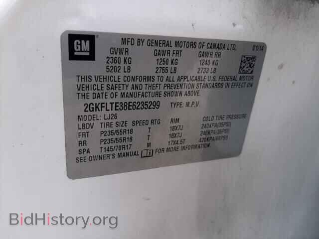 2014 GMC TERRAIN - VIN: 2GKFLTE38E6235299 - Фото 12