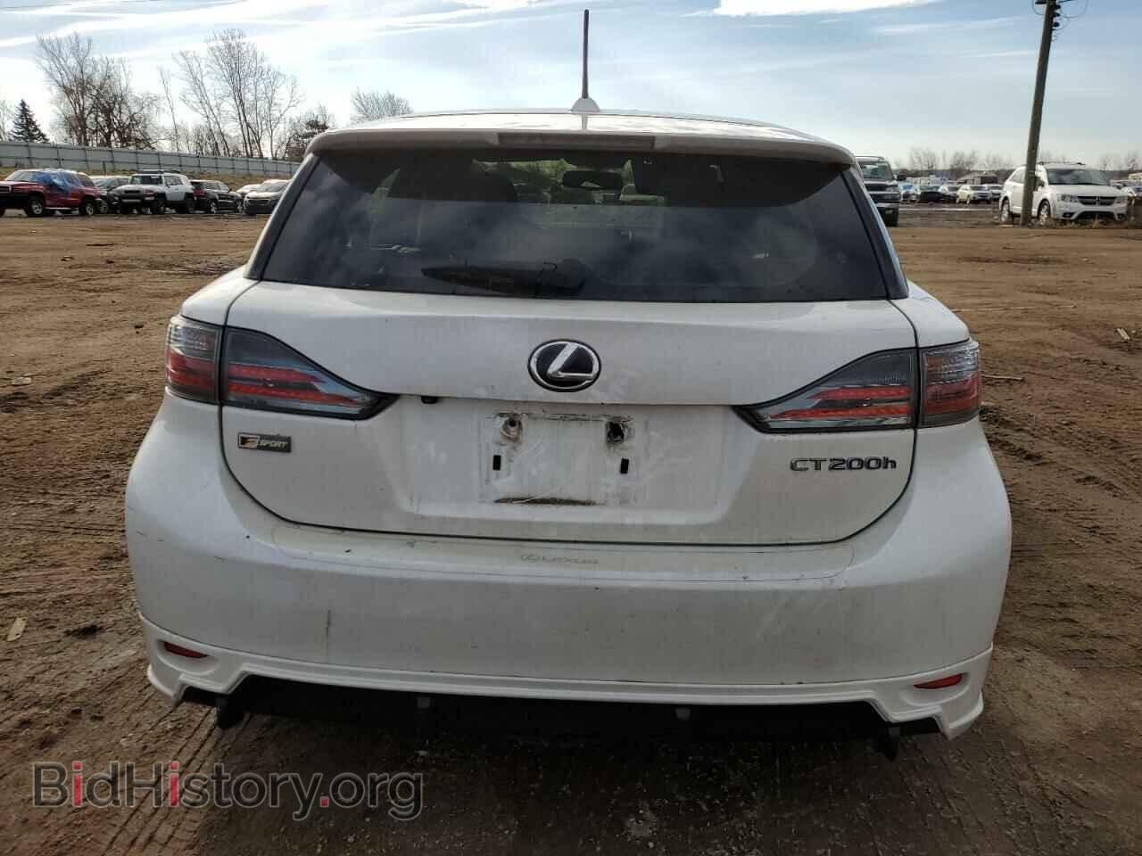 2012 LEXUS CT 200 - VIN: JTHKD5BH8C2066722 - Фото 6