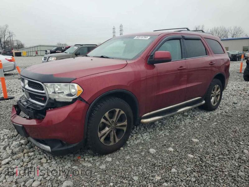 2013 Dodge DURANGO SXT (VIN 1C4RDJAG6DC574376) — фото 1 из 13, Copart, повреждение: передняя часть