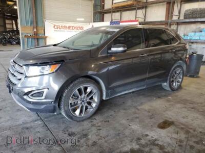 2015 Ford EDGE Titanium, black — VIN 2FMPK4K95FBC00046, Copart