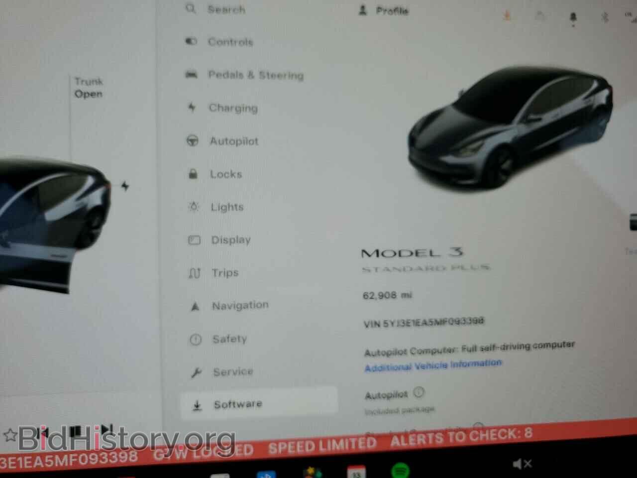 2021 TESLA MODEL 3 - VIN: 5YJ3E1EA5MF093398 - Photo 9