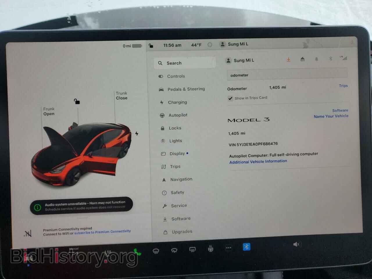 2023 TESLA MODEL 3 - VIN: 5YJ3E1EA0PF686476 - Photo 9