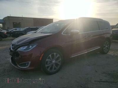 2017 Chrysler PACIFICA Limited, red — VIN 2C4RC1GG6HR647947, Copart